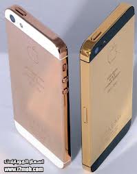 iPhone 5 مصنوع من الذهب 24 قراط