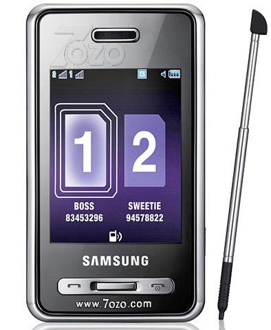 Samsung D980 سعر ومواصفات